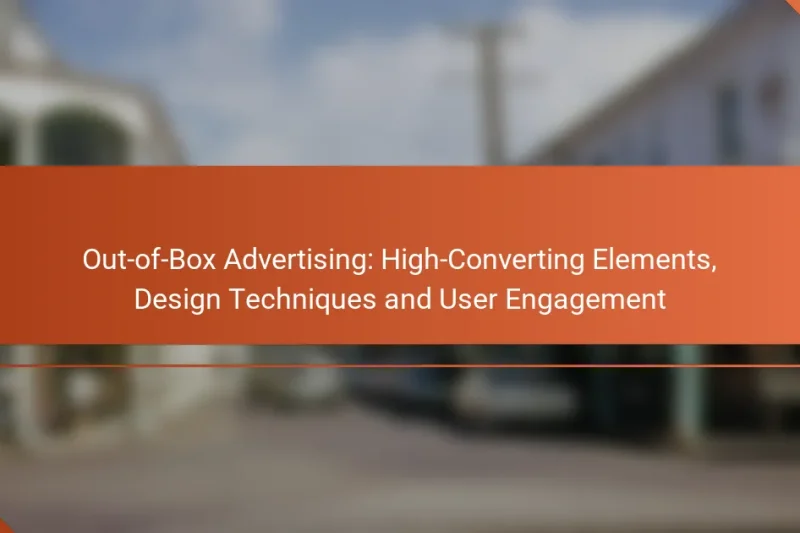 Out-of-Box Advertising: High-Converting Elements, Design Techniques and User Engagement